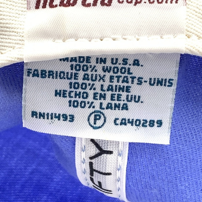 90's New Era ニューエラ MLB ニューヨーク・ヤンキース 59FIFTY ベースボールキャップ ライトブルー ウール USA製 Size 7 3/8 (56.8cm) 福生店