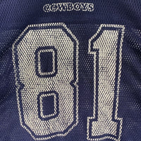 REEBOK リーボック NFL Dallas Cowboys ダラス カウボーイズ  TERRELL OWENS 半袖 フッドボール シャツ ジャージ ネイビー ホワイト 7009A07 Size 2XL 福生店