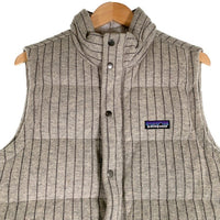 Patagonia パタゴニア Quilt Again Vest キルトアゲインダウンベスト ストライプ グレー 20290FA12 Size S 福生店