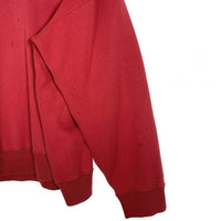 80's~ BANANA REPUBLIC バナナリパブリック 前Vガゼット クルーネックスウェットトレーナー レッド プリント 香港製 Size XL 福生店