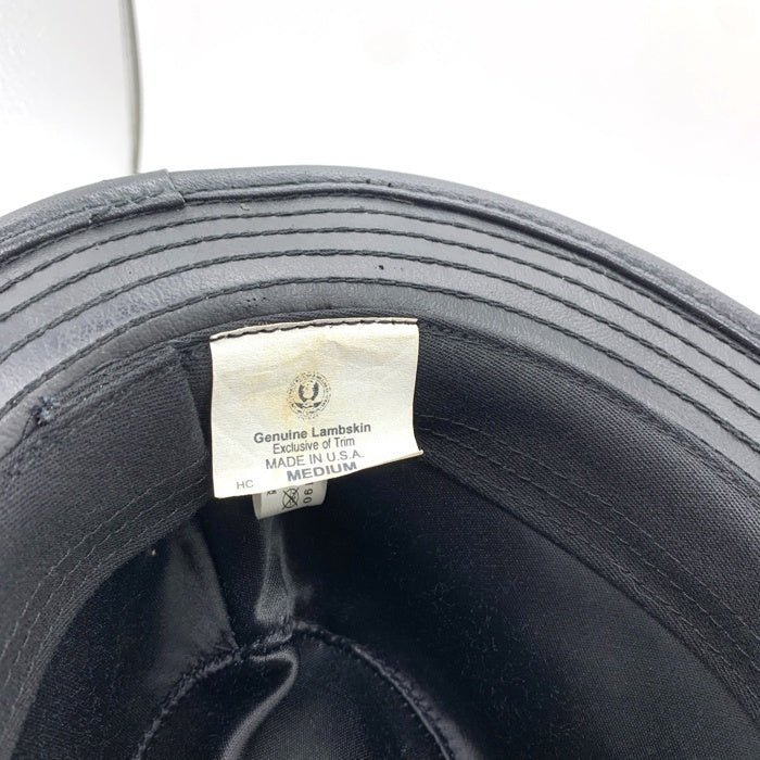 Schott ショット ラムスキン レザーハット ブラック 311907 Size M 福生店