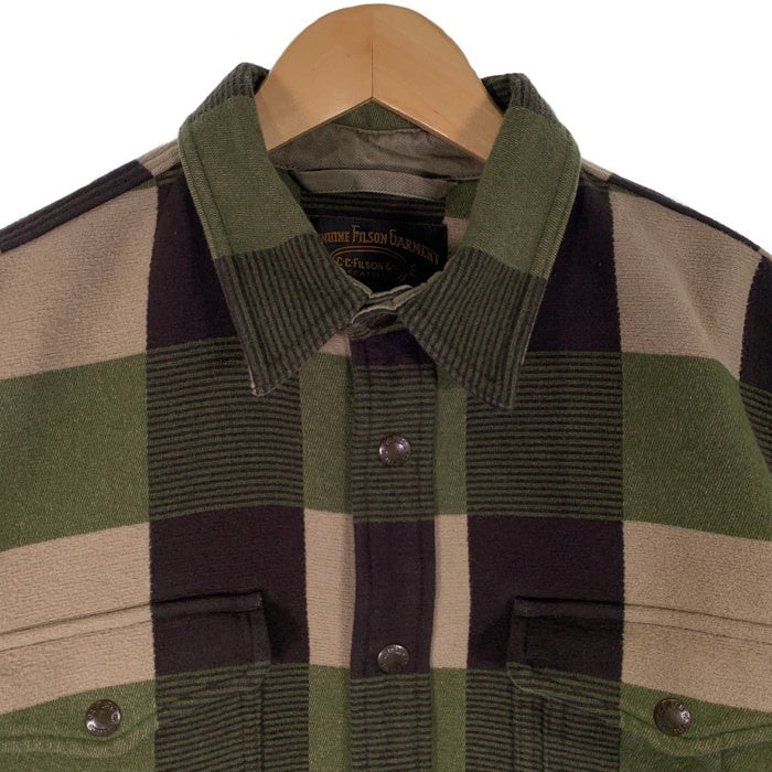 FILSON フィルソン BEARTOOTH CAMP JACKET ベアトゥースキャンプジャケット グリーン チェック 20172828 並行品 Size S-M 相当 福生店