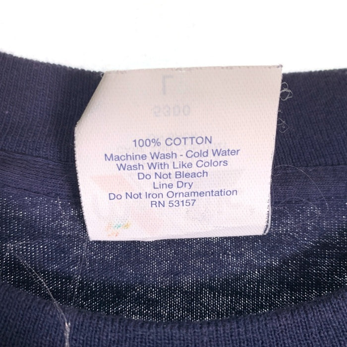 90's majestic マジェスティック Newyork Yankees ニューヨーク ヤンキース JETTER 2 半袖 Tシャツ ネイビー USA製 Size L 福生店