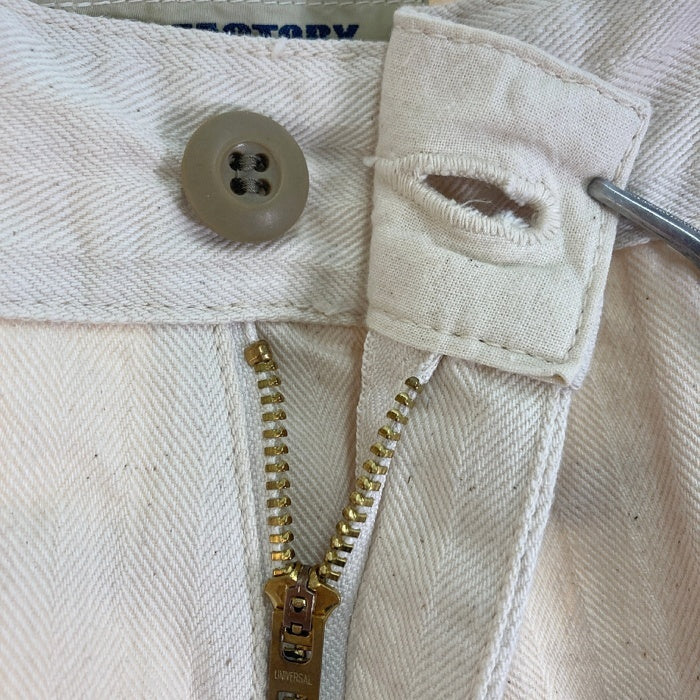 FOB FACTORY エフオービーファクトリー HBT PAINTER PANTS ヘリンボーン ペインターパンツ キナリ size4（LL） 瑞穂店