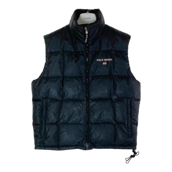 POLO SPORT ポロスポーツ ダウンベスト ブラック sizeM 瑞穂店
