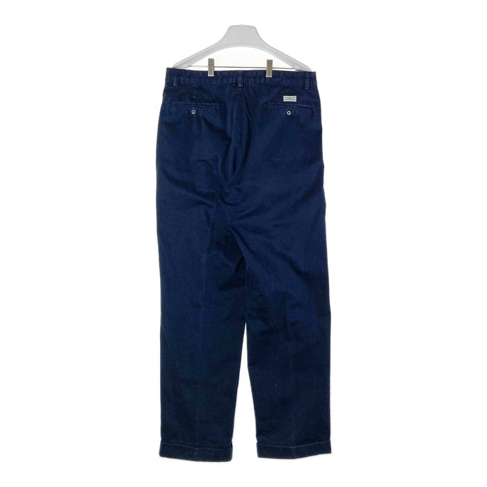 Polo Ralph Lauren ポロラルフローレン ドミニカ製 ポロチノ HAMMOND PANT ツータック チノパンツ ネイビー size- 瑞穂店