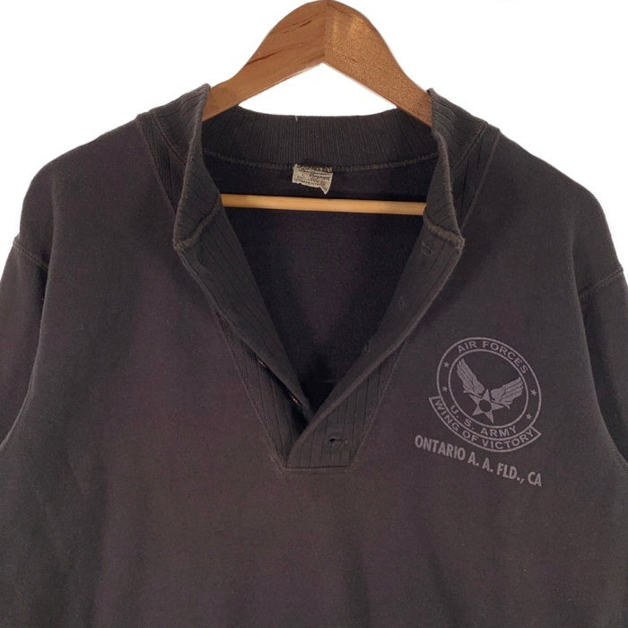 BUZZ RICKSON'S バズリクソンズ U.S.AIR FORCE ヘンリーネックスウェットトレーナー ネイビー Size L 福生店