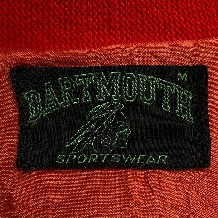 60's DARTMOUTH SPORTSWEAR ジップアップ ニットカーディガン レッド TALONジップ Size M 福生店