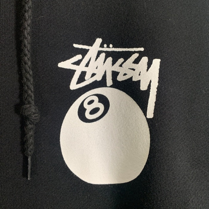 STUSSY ステューシー 8ボール プルオーバー フーディー パーカー ブラック Size L 福生店