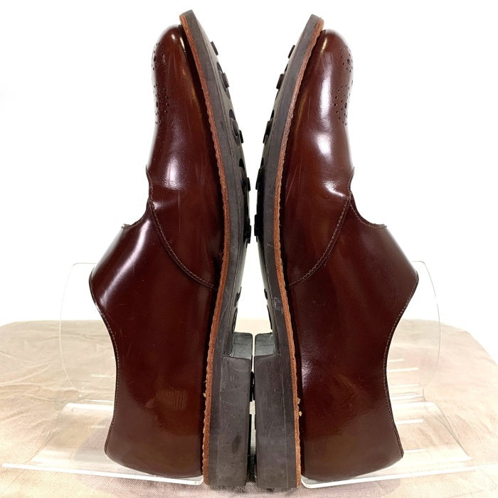 Sanders サンダース Mary Jane Sandal メダリオン モンクストラップ レザーシューズ 革靴 ブラウン 1808T イングランド製 Size UK7 (26cm) 福生店