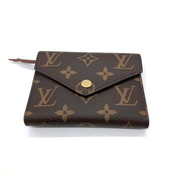 LOUIS VUITTON ルイヴィトン モノグラム ポルトフォイユ ヴィクトリーヌ 三つ折り財布 ブラウン ICチップ M62472 瑞穂店