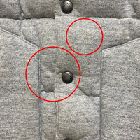 MONCLER モンクレール CHARTREUSE GILET フード ダウンベスト コットン グレー Size 1 瑞穂店