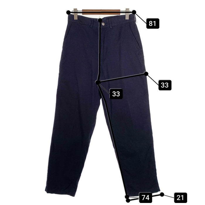 90's STUSSY ステューシー キャンバスコットン トラウザーパンツ ネイビー 中国製 紺タグ Size 32 福生店