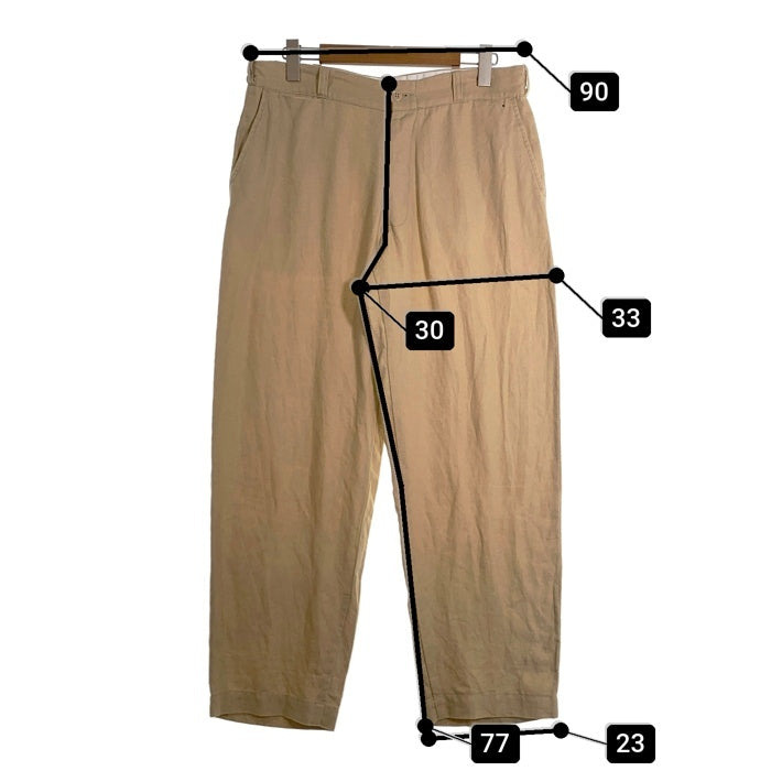 WEAR MASTERS ウエアマスターズ リネン トラウザー パンツ ベージュ アトラクションズ Size 36 福生店
