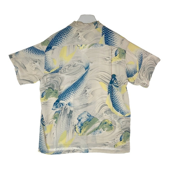 SUN SURF サンサーフ レーヨン アロハシャツ グレー sizeM 瑞穂店
