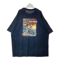 HARLEY DAVIDSON ハーレーダビッドソン HAWAII 両面プリント Tシャツ ブラック size- 瑞穂店