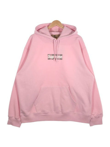SUPREME シュプリーム × BURBERRY バーバリー 22SS Box Logo Hooded Sweatshirt スウェットパーカー ピンク Size XL 福生店