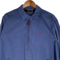 Polo by Ralph Lauren ポロラルフローレン コットンツイル スウィングトップ ジップアップジャケット ブルー Size M 福生店