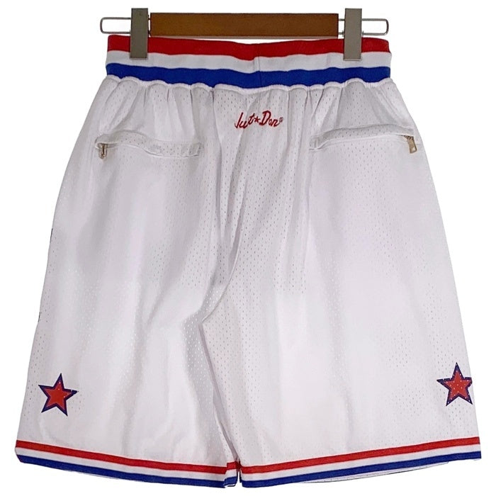 JUST DON ジャストドン NBA ALL STAR バスケットボール ショーツ ハーフパンツ ホワイト レッド ブルー USA製 Size L 福生店