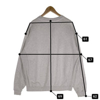 KITH キス クルーネックスウェットトレーナー ワッペン 前V アッシュグレー Size XL 福生店