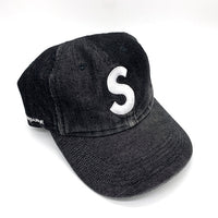 SUPREME シュプリーム 25SS Cordura Denim S Cap 6-Panel コーデュラデニム Sロゴ 6パネルキャップ ブラック 福生店