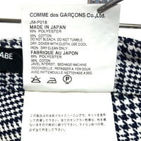 JUNYA WATANABE COMME des GARCONS ジュンヤワタナベ コムデギャルソン AD2003 千鳥 クロップドパンツ ブラック×ホワイト sizeS 瑞穂店