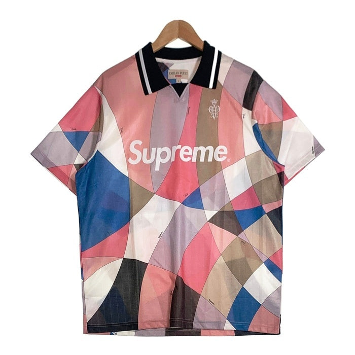 SUPREME シュプリーム Emilio Pucci エミリオ プッチ 21SS Soccer Jersey サッカージャージー ピンク Size L 福生店