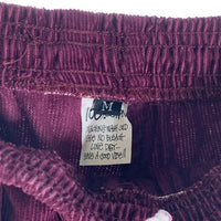 80-90's STUSSY ステューシー コーデュロイ ビーチパンツ テーパード ボルドー USA製 黒タグ Size M 福生店