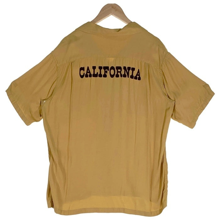 STANDARD CALIFORNIA スタンダードカリフォルニア SD Bowring Shirt ボーリング シャツ イエロー Size L 福生店