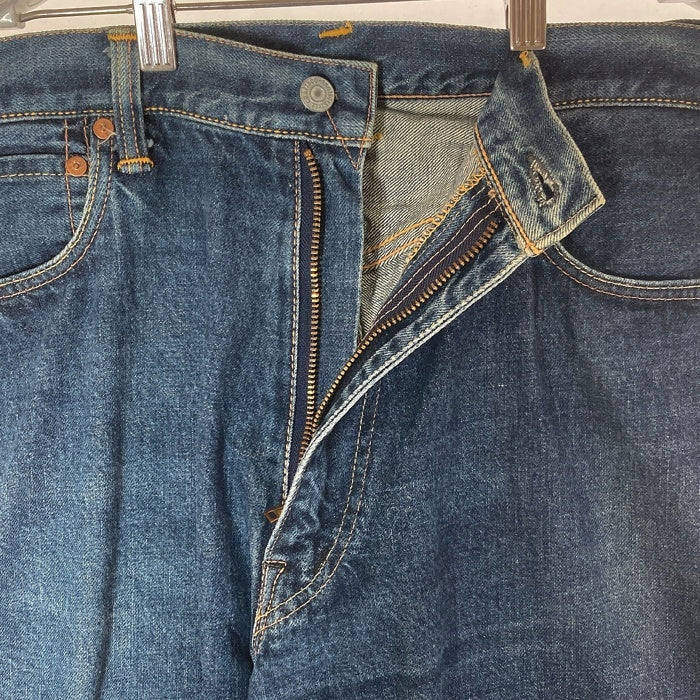 EVISU エヴィス カモメ ジップフライ UNIVERSALジップ 虎耳 デニムパンツ インディゴ size35 瑞穂店