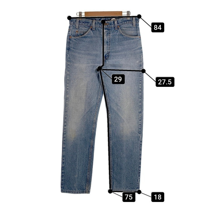 90's Levi's リーバイス 505 テーパードデニムパンツ インディゴ USA製 オレンジタブ 20505-0217 Size 34×33 福生店