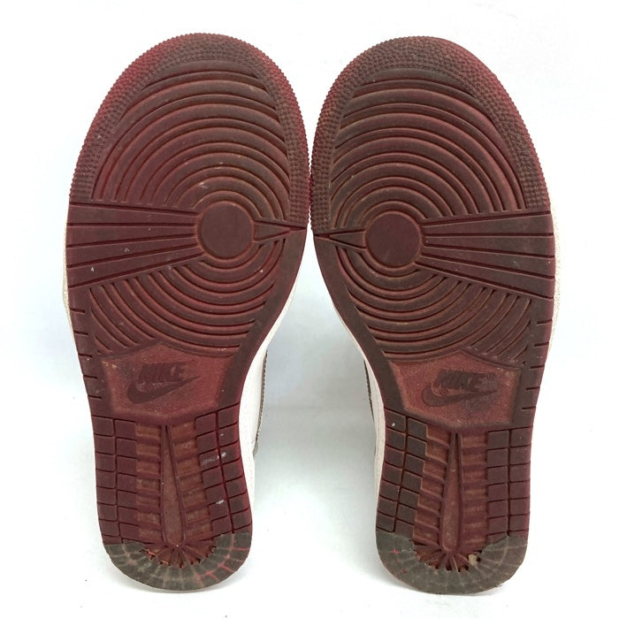 NIKE ナイキ BQ4422-161 Air Jordan 1 High '85 Metallic Burgundyスニーカー ホワイト size26cm 瑞穂店