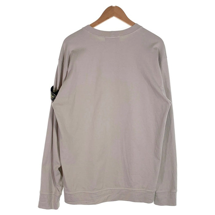 STONE ISLAND ストーンアイランド HEAVY COTTON JERSEY SWEAT SHIRT ヘビーコットンジャージー スウェットシャツ ロングスリーブTシャツ セメント 811563750 Size M 福生店