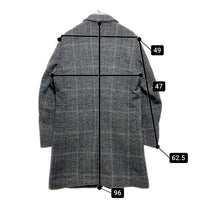 417 EDIFICE エディフィス カシミヤブレンド ウール チェスターコート 18-020-312-3002-3-0 グレー Size L 瑞穂店