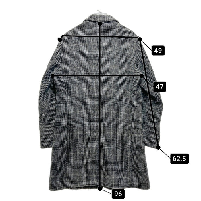 417 EDIFICE エディフィス カシミヤブレンド ウール チェスターコート 18-020-312-3002-3-0 グレー Size L 瑞穂店