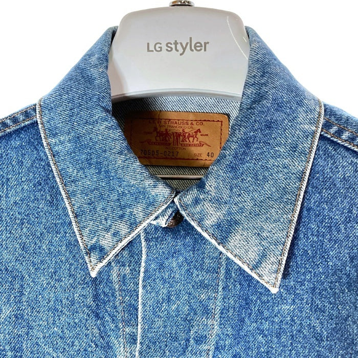 Levi's リーバイス 70505-0217 マカオ製 極東リーバイス トラッカージャケット Gジャン ライトインディゴ size40 瑞穂店