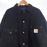 Carhartt カーハート ダック チョアコート カバーオール ブランケットライナー ブラック Size XL相当 福生店