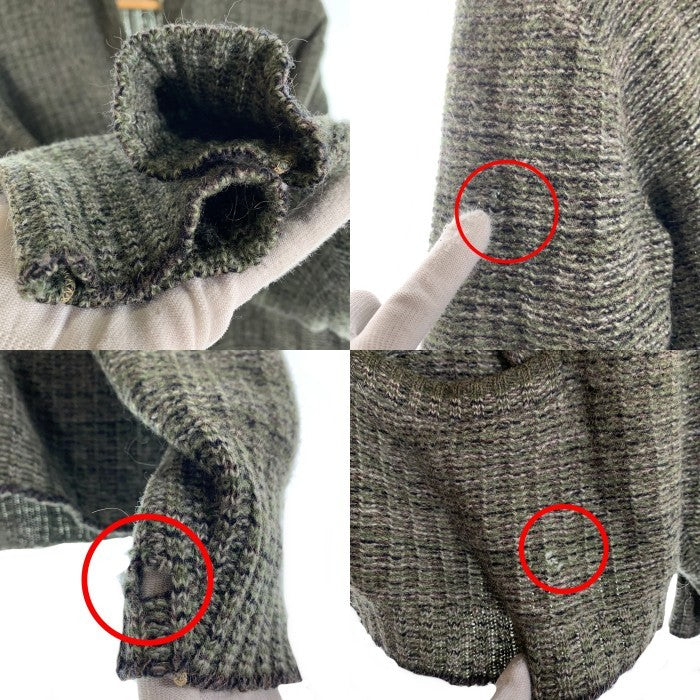 60's milwaukee knit  ミルウォーキーニット ラムズウール モヘア カーディガン グリーン WPL 10698 Size M相当 福生店