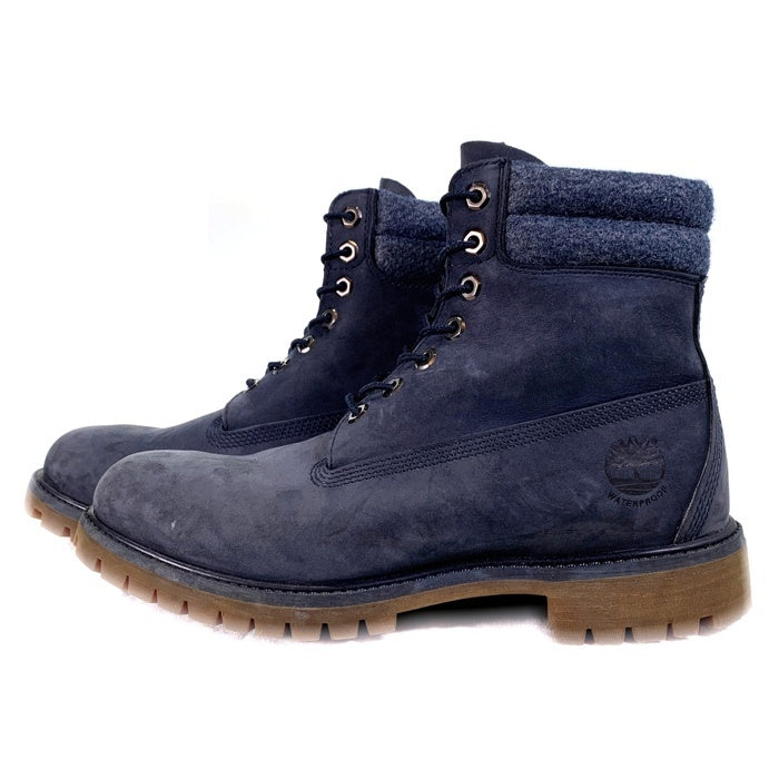 Timberland ティンバーランド 6インチ ブーツ ヌバックレザー ネイビー A159L 4898 Size 27cm 福生店