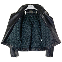 Dry Bones ドライボーンズ Twin Track Motorcycle Jacket ツイントラック モーターサイクルジャケット カウハイド ダブル ライダース ブラック size42 瑞穂店