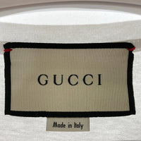 GUCCI グッチ 441685-X3A80 ロゴプリント Tシャツ ホワイト sizeL 瑞穂店