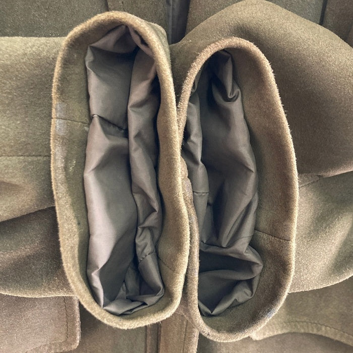 YEEZY イージー SEASON3 オーバーサイズドロングレザーコート カーキ sizeM 瑞穂店
