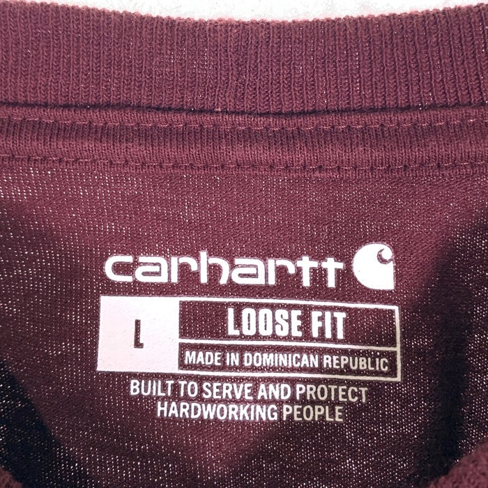 Carhartt カーハート ポケットTシャツ ボルドー K87 PRT Size L 福生店