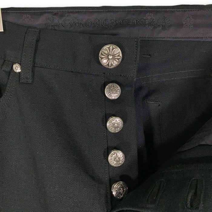 Chrome Hearts クロムハーツ フレアニー ストレート ブラックデニムパンツ Size 34 福生店