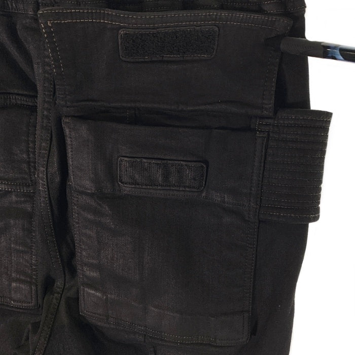 Rick Owens DRKSHDW リックオウエンス ダークシャドウ 24SS CREATCH CARGO クリーチカーゴパンツ ブラックストレッチデニム DU01D1376-SBB Size S 福生店