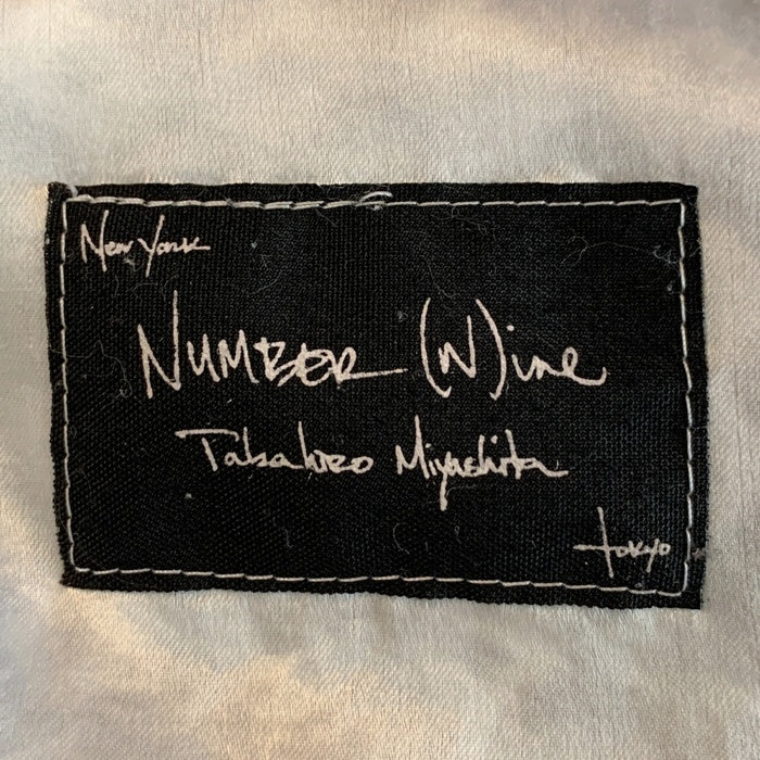 NUMBER(N)INE ナンバーナイン カート期 パジャマシャツ ブルー ハート 涙 Size 3 福生店