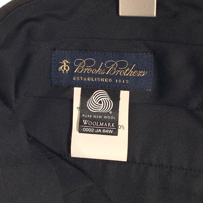 Brooks Brothers ブルックスブラザーズ ウール 2タック スラックス パンツ ダークブラウン Size 35 福生店