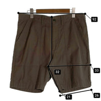 DESCENDANT ディセンダント ミリタリーベイカーショーツ ショートパンツ ダークオリーブ Size 3 福生店