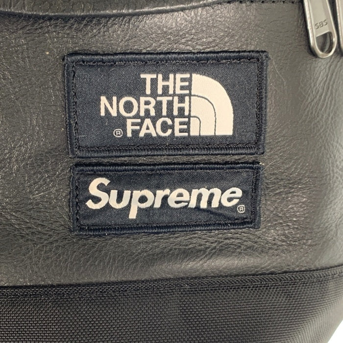 SUPREME シュプリーム 17AW THE NORTH FACE ノースフェイス  Leather Daypack レザーデイパック リュック ブラック 福生店
