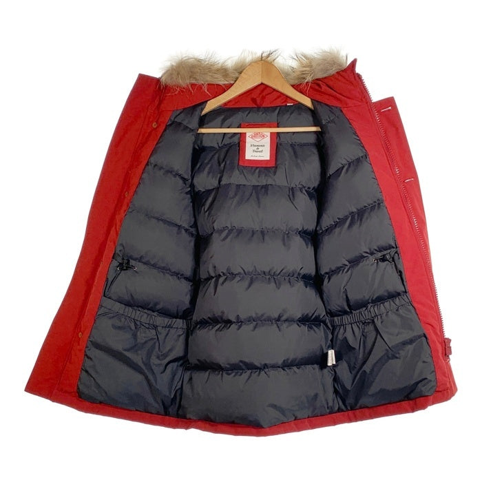 DANTON ダントン 14AW TUSSAH DOWN P ダウンパーカ ジャケット レッド ラクーンファー Size 40 福生店